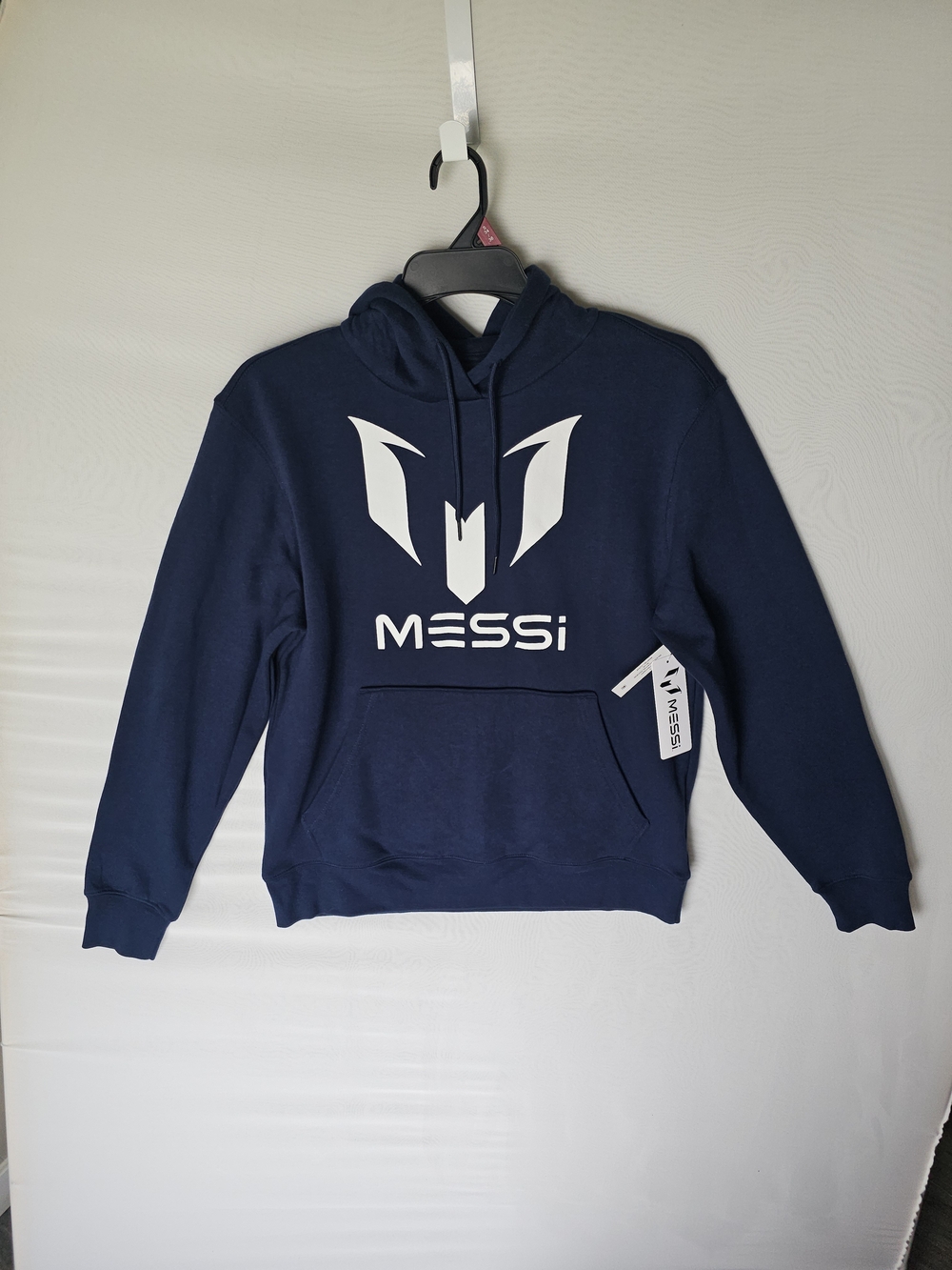 Messi Collection Navy Blue Pullover Hoodie NWT Sizes S M